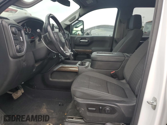 2021 Chevrolet Silverado 1500 RST with VIN 1GCUYEEL9MZ345698, listed as a Copart auction lot 86368694 with 56,924 mi miles and Salvage Title. Bid and sale history available at carsss.com. Image 7.