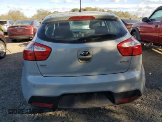 2014 Kia Rio EX with VIN KNADN5A35E6323017, listed as a Copart auction lot 75566694 with 117,996 mi miles and Salvage Title. Bid and sale history available at carsss.com. Image 6.