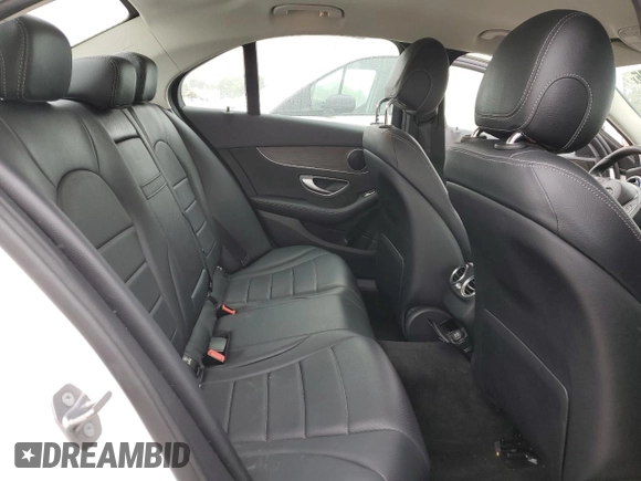 2017 Mercedes-Benz C 300 with VIN 55SWF4JB4HU232306, listed as a Copart auction lot 60287885 with 44,525 mi miles and Salvage title. Bid and sale history available at DreamBid. Image 10.