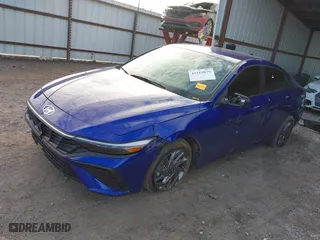 2024 Hyundai Elantra SEL with VIN KMHLM4DG6RU747068, listed as a IAAI auction lot 41119879 with 9,693 mi miles. Bid and sale history available at carsss.com. Image 18.