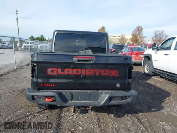 2022 Jeep Gladiator Texas Trail with VIN 1C6HJTAG1NL152167, listed as a IAAI auction lot 40815298 with 1,111 mi miles. Bid and sale history available at carsss.com. Image 16.