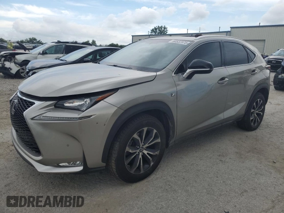 2016 Lexus NX 200t with VIN JTJBARBZ3G2075275, listed as a Copart auction lot 60532975 with 111,237 mi miles and Salvage title. Bid and sale history available at DreamBid. Image 1.