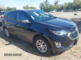 2021 Chevrolet Equinox LS z VIN 3GNAXHEV3MS105186, wystawiony jako IAAI lot #42370441 z przebiegiem 51 631 mil mil oraz . Historia ofert i sprzedaży dostępna na DreamBid. Obrazek 1.