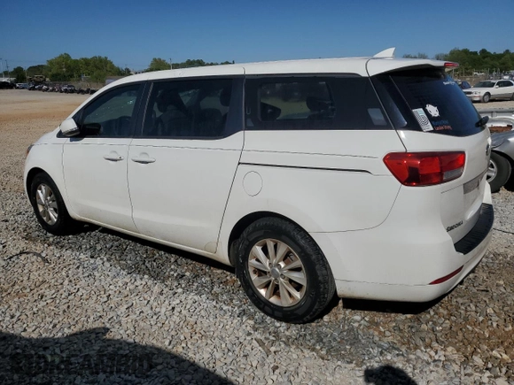 2016 Kia Sedona L with VIN KNDMA5C16G6208049, listed as a Copart auction lot 53080635 with 92,374 mi miles and Salvage Title. Bid and sale history available at carsss.com. Image 2.