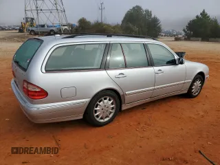 2001 Mercedes-Benz E-Class AWD with VIN WDBJH82J81X048600, listed as a Copart auction lot 85530364 with 172,950 mi miles and Salvage Title. Bid and sale history available at carsss.com. Image 3.