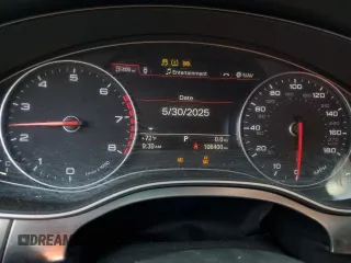 2012 Audi A6 Premium Plus with VIN WAUGGAFC6CN167050, listed as a Copart auction lot 58811945 with 108,400 mi miles and Salvage title. Bid and sale history available at DreamBid. Image 9.