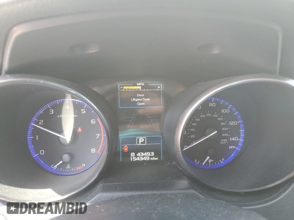 2015 Subaru Legacy Premium with VIN 4S3BNAF67F3054074, listed as a Copart auction lot 62817065 with 154,349 mi miles and Salvage title. Bid and sale history available at DreamBid. Image 9.