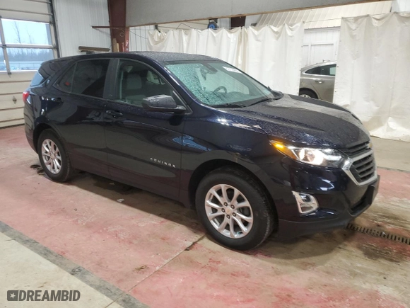 2020 Chevrolet Equinox LS with VIN 3GNAXSEV1LS632087, listed as a Copart auction lot 52703455 with 58,814 mi miles and Salvage Title. Bid and sale history available at carsss.com. Image 4.