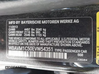 2014 BMW X1 sDrive28i z VIN WBAVM1C50EVW54351, wystawiony jako IAAI lot #42117685 z przebiegiem 131 631 mil mil oraz . Historia ofert i sprzedaży dostępna na DreamBid. Obrazek 9.