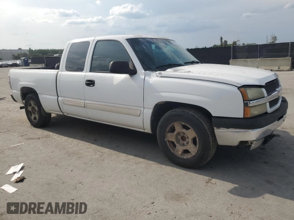 2005 Chevrolet Silverado 1500 LS with VIN 2GCEC19T051297489, listed as a Copart auction lot 56325225 with Not Provided miles and Clean Title. Bid and sale history available at DreamBid. Image 4.