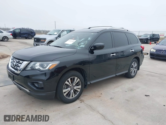 2020 Nissan Pathfinder S with VIN 5N1DR2AN6LC609461, listed as a IAAI auction lot 41644188 with 1 mi miles. Bid and sale history available at carsss.com. Image 2.