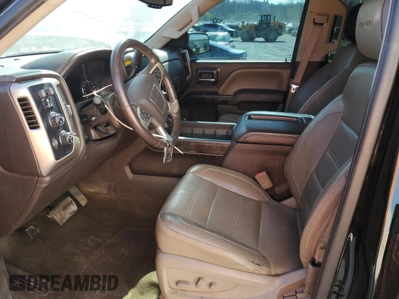 2015 GMC Sierra 1500 Denali with VIN 3GTU2WEC0FG359810, listed as a Copart auction lot 49784405 with 121,859 mi miles and Salvage Title. Bid and sale history available at carsss.com. Image 7.