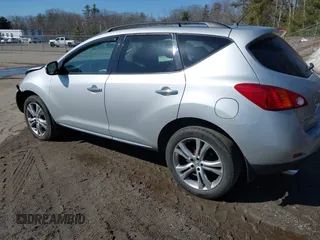 2009 Nissan Murano S with VIN JN8AZ18W99W136361, listed as a IAAI auction lot 41799187 with 145,276 mi miles and . Bid and sale history available at carsss.com. Image 3.