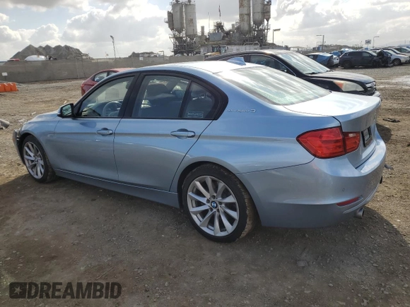 2013 BMW 3 Series ActiveHybrid 3 with VIN WBA3F9C59DF145044, listed as a Copart auction lot 43006015 with 85,046 mi miles and Salvage Title. Bid and sale history available at carsss.com. Image 2.