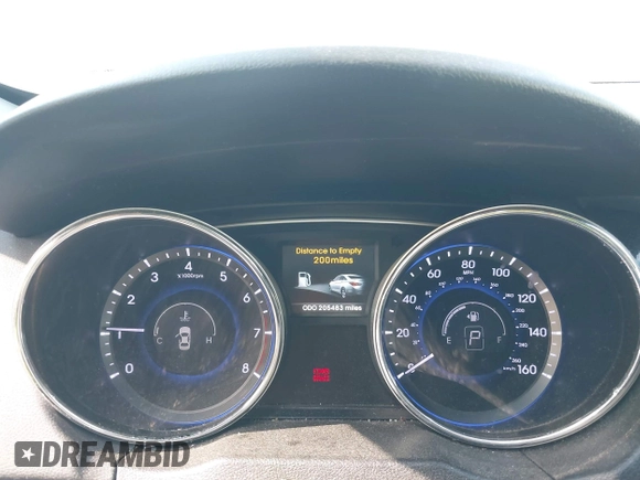 2014 Hyundai Sonata Limited with VIN 5NPEC4AB6EH938762, listed as a IAAI auction lot 42065654 with 205,483 mi miles and . Bid and sale history available at DreamBid. Image 7.