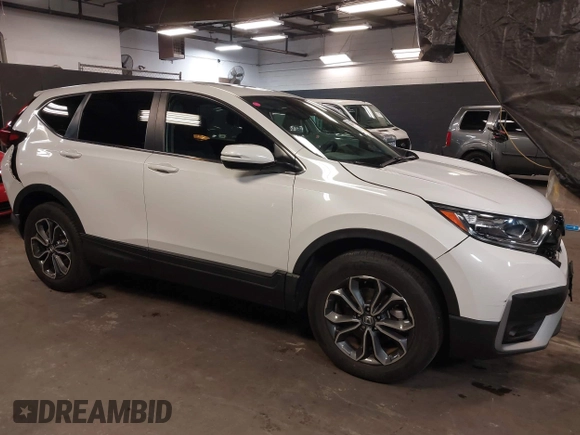 2022 Honda CR-V EX with VIN 2HKRW2H56NH643027, listed as a IAAI auction lot 40669713 with 12,614 mi miles. Bid and sale history available at carsss.com. Image 1.