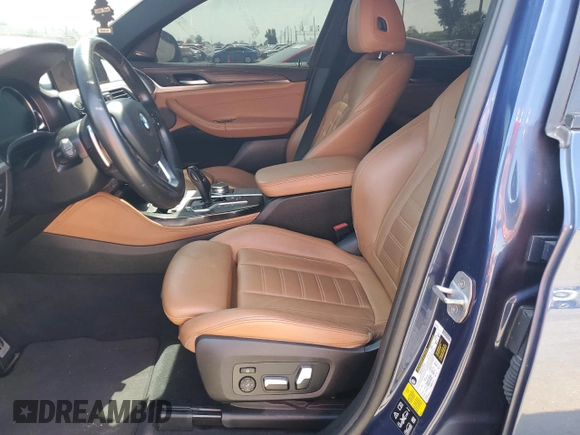 2019 BMW X4 M40i with VIN 5UXUJ5C57KLJ62744, listed as a Copart auction lot 43628303 with 31,448 mi miles. Bid and sale history available at carsss.com. Image 7.