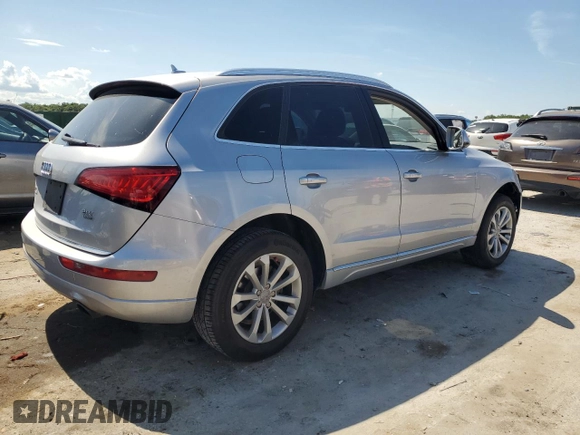 2016 Audi Q5 Premium Plus with VIN WA1L2AFPXGA142162, listed as a Copart auction lot 62697655 with 160,510 mi miles and Salvage title. Bid and sale history available at DreamBid. Image 3.