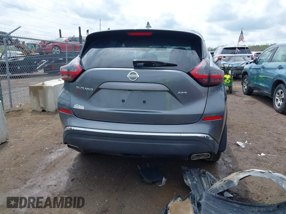 2020 Nissan Murano S z VIN 5N1AZ2AS4LN106699, wystawiony jako IAAI lot #42090949 z przebiegiem 87 700 mil mil oraz . Historia ofert i sprzedaży dostępna na DreamBid. Obrazek 17.