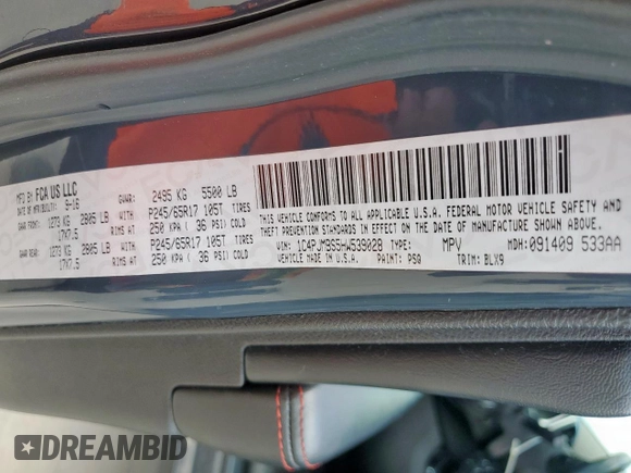 2017 Jeep Cherokee Trailhawk с VIN 1C4PJMBS5HW539028, выставлен на аукционе Copart как лот 61973155 с пробегом 100 710 миль миль и Чистый • Clean title. История ставок и продаж доступна на DreamBid. Изображение 13.
