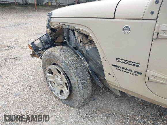 2016 Jeep Wrangler Unlimited Sport RHD with VIN 1C4BJWKG2GL272707, listed as a IAAI auction lot 41446439 with 133,968 mi miles and . Bid and sale history available at DreamBid. Image 20.