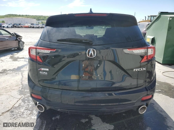 2023 Acura RDX w/A-Spec Package with VIN 5J8TC1H6XPL005137, listed as a Copart auction lot 70374543 with 1,899 mi miles and Salvage Title. Bid and sale history available at carsss.com. Image 6.