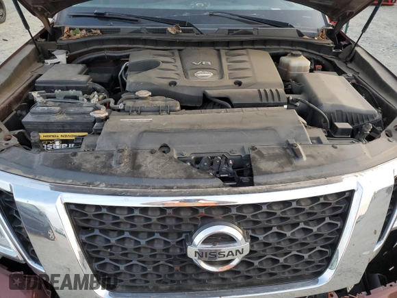 2018 Nissan Armada SL with VIN JN8AY2ND4J9053483, listed as a Copart auction lot 42444425 with Not Provided miles and Salvage Title. Bid and sale history available at DreamBid. Image 12.