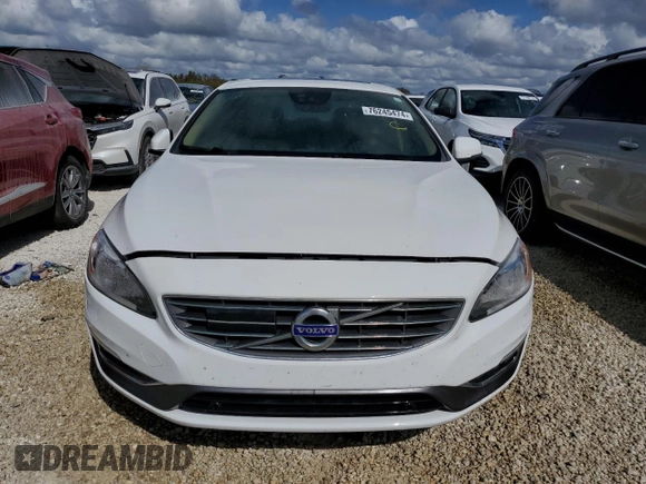 2018 Volvo S60 Inscription Platinum with VIN LYV402HM6JB172770, listed as a Copart auction lot 76245474 with Not provided miles and Non repairable. Bid and sale history available at DreamBid. Image 5.