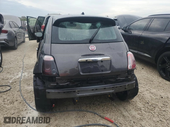 2018 FIAT 500e with VIN 3C3CFFGE4JT377469, listed as a Copart auction lot 79469034 with 0 mi miles and Non Repairable. Bid and sale history available at carsss.com. Image 6.