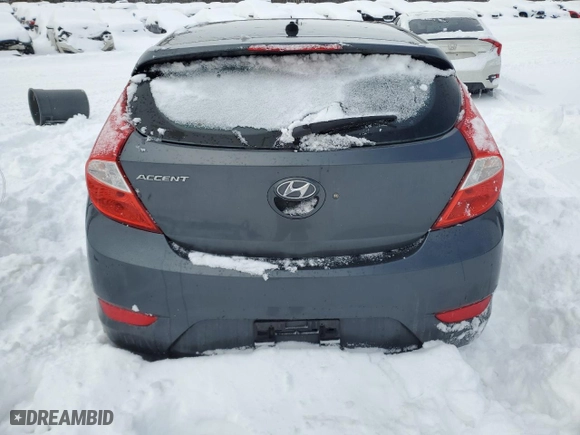 2013 Hyundai Accent GL with VIN KMHCT5AE4DU059431, listed as a Copart auction lot 43833235 with 1 mi miles and Salvage Title. Bid and sale history available at carsss.com. Image 6.