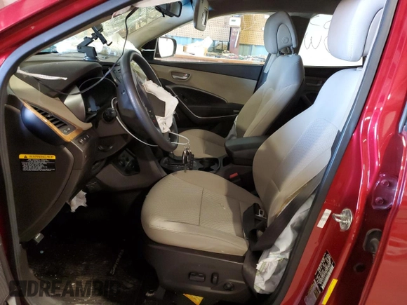 2016 Hyundai Santa Fe z VIN 5XYZU3LB7GG373891, wystawiony jako Copart lot #81058604 z przebiegiem 104 871 mil mil oraz Szkoda całkowita • Salvage title. Historia ofert i sprzedaży dostępna na DreamBid. Obrazek 7.