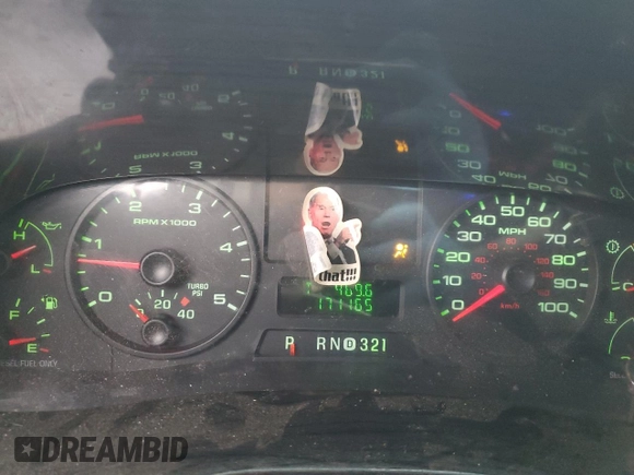 2005 Ford F-250 XL with VIN 1FTSW20P45ED38950, listed as a Copart auction lot 85577784 with 171,165 mi miles and Salvage Title. Bid and sale history available at DreamBid. Image 9.