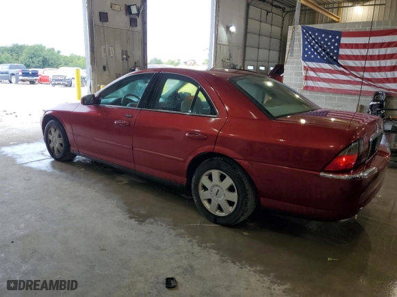 2005 Lincoln LS w/Luxury Pkg with VIN 1LNHM86S25Y609075, listed as a Copart auction lot 68688844 with 109,922 mi miles and Salvage Title. Bid and sale history available at carsss.com. Image 2.