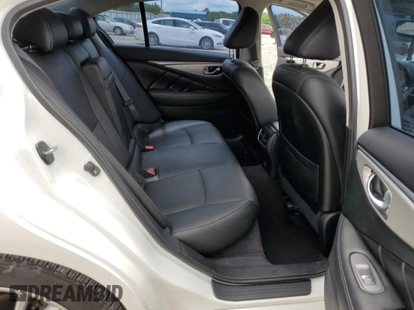 2021 Infiniti Q50 Luxe with VIN JN1EV7BR5MM753035, listed as a Copart auction lot 58970045 with 62,927 mi miles and Salvage title. Bid and sale history available at DreamBid. Image 10.