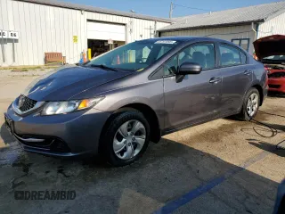 2015 Honda Civic LX z VIN 19XFB2F59FE111777, wystawiony jako Copart lot #55797895 z przebiegiem 295 352 mil mil oraz Szkoda całkowita • Salvage title. Historia ofert i sprzedaży dostępna na DreamBid. Obrazek 1.