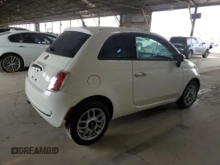 2015 FIAT 500 Pop with VIN 3C3CFFAR4FT598380, listed as a Copart auction lot 52973335 with 96,906 mi miles and Salvage Title. Bid and sale history available at carsss.com. Image 3.