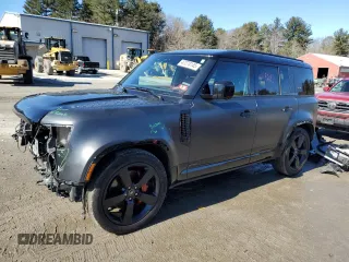 2024 Land Rover Defender X with VIN SALEX7EU7R2263943, listed as a Copart auction lot 47270145 with 20,382 mi miles and Salvage title. Bid and sale history available at DreamBid. Image 1.