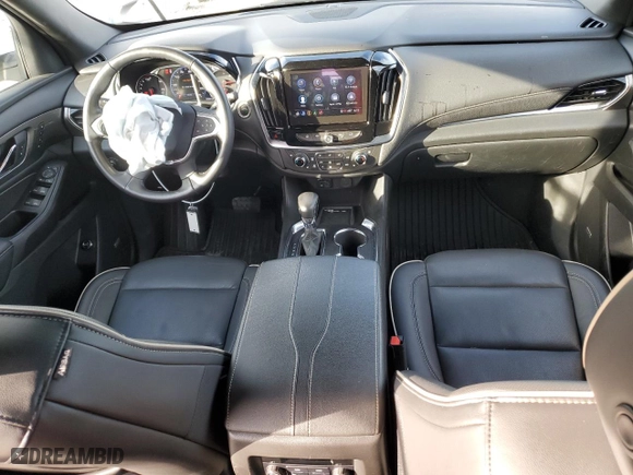 2022 Chevrolet Traverse Premier with VIN 1GNEVKKW9NJ125026, listed as a Copart auction lot 46360055 with 50,505 mi miles and Salvage Title. Bid and sale history available at carsss.com. Image 8.