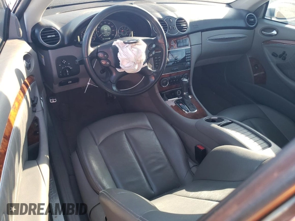 2008 Mercedes-Benz CLK 350 with VIN WDBTJ56H48F237022, listed as a Copart auction lot 73179984 with 115,737 mi miles and Salvage Title. Bid and sale history available at DreamBid. Image 8.