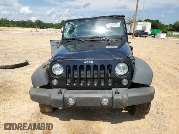 2018 Jeep Wrangler JK Unlimited Sport S with VIN 1C4BJWDG3JL906904, listed as a Copart auction lot 62789794 with 73,464 mi miles and Salvage Title. Bid and sale history available at carsss.com. Image 5.