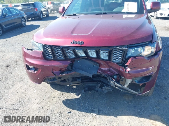 2019 Jeep Grand Cherokee Upland with VIN 1C4RJFAG2KC607036, listed as a IAAI auction lot 42136336 with 36,443 mi miles and . Bid and sale history available at DreamBid. Image 6.