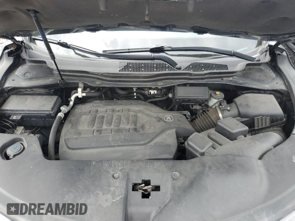 2017 Acura MDX Technology with VIN 5FRYD4H52HB016419, listed as a Copart auction lot 59323645 with 106,206 mi miles and Salvage title. Bid and sale history available at DreamBid. Image 12.