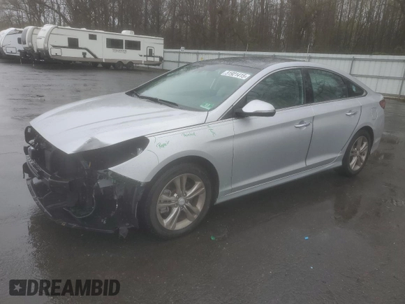 2018 Hyundai Sonata SEL with VIN 5NPE34AF1JH716563, listed as a Copart auction lot 51921415 with 79,869 mi miles and Salvage Title. Bid and sale history available at DreamBid. Image 1.