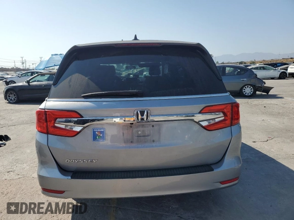 2019 Honda Odyssey EX with VIN 5FNRL6H5XKB110737, listed as a Copart auction lot 62190115 with 82,539 mi miles and Salvage title. Bid and sale history available at DreamBid. Image 6.