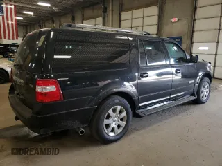 2007 Ford Expedition Max Limited z VIN 1FMFK20517LA13579, wystawiony jako Copart lot #48687555 z przebiegiem 141 045 mil mil oraz Czysty tytuł • Clean title. Historia ofert i sprzedaży dostępna na DreamBid. Obrazek 3.