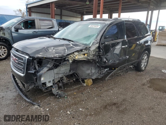 2016 GMC Acadia SLT with VIN 1GKKRRKDXGJ273149, listed as a Copart auction lot 46524635 with 0 mi miles and Salvage Title. Bid and sale history available at carsss.com. Image 1.