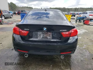 2015 BMW 4 Series 435i xDrive with VIN WBA3R5C57FK371612, listed as a Copart auction lot 49127135 with 75,823 mi miles and Salvage title. Bid and sale history available at DreamBid. Image 6.