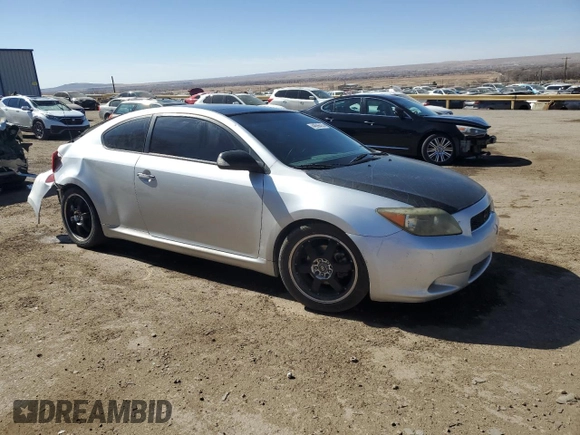 2007 Scion tC Spec with VIN JTKDE167670178821, listed as a Copart auction lot 44596425 with 176,521 mi miles and Salvage title. Bid and sale history available at DreamBid. Image 4.