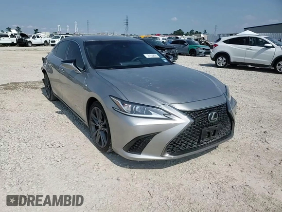 2020 Lexus ES 350 F Sport with VIN 58AGZ1B15LU051396, listed as a Copart auction lot 58450855 with 88,283 mi miles and Salvage title. Bid and sale history available at DreamBid. Image 13.