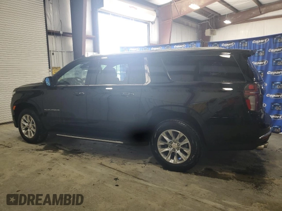 2024 Chevrolet Suburban Premier with VIN 1GNSCFKDXRR183166, listed as a Copart auction lot 56149744 with 4,321 mi miles and Clean title. Bid and sale history available at DreamBid. Image 2.